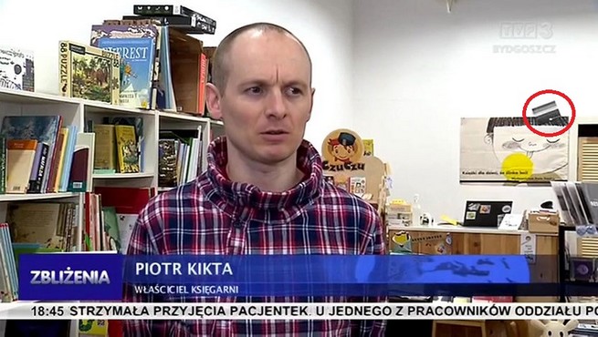 Tęczowa flaga straciła kolor w materiale TVP Bydgoszcz