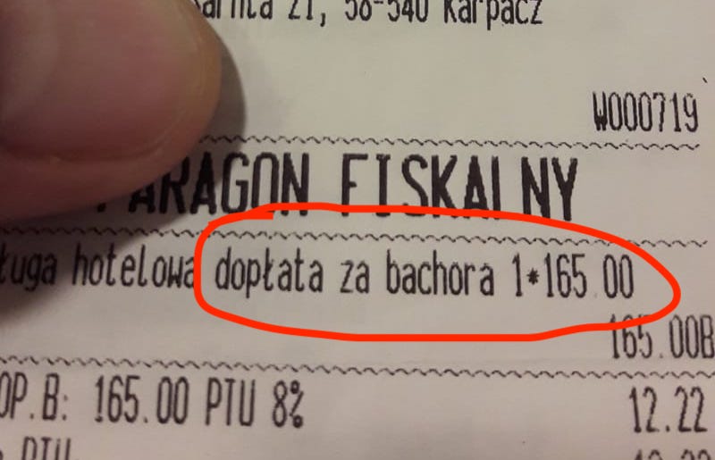 Karpacz: hotel dorzucił do rachunku 165 zł "dopłaty za bachora"