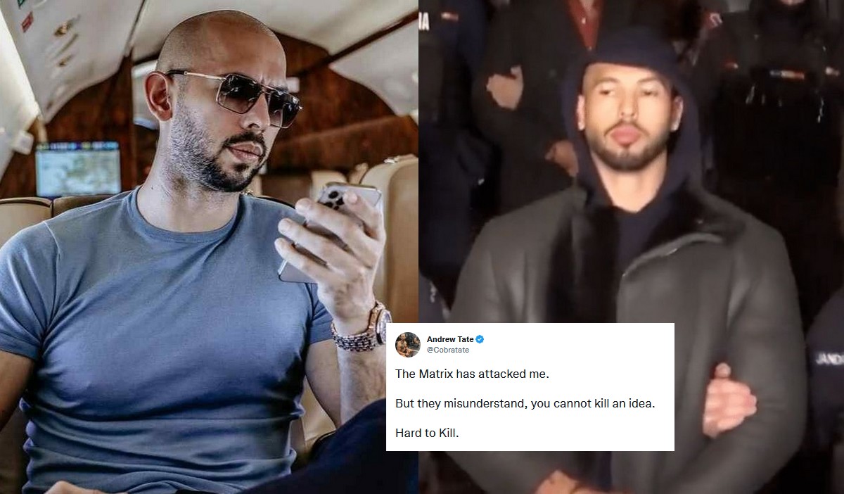 Andrew Tate miał wizytę w szpitalu, żali się, że "Matrix usiłuje go dopaść"