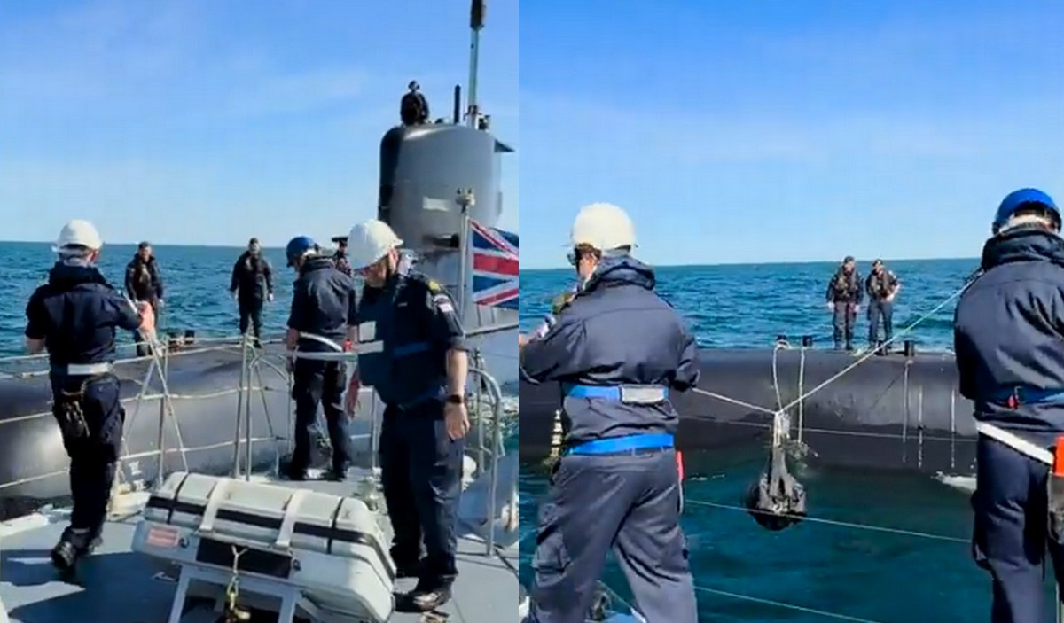Podczas ćwiczeń NATO Szwedom w łodzi podwodnej skończyła się kawusia, jednostka brytyjska przybyła z pomocą i ciasteczkami gratis
