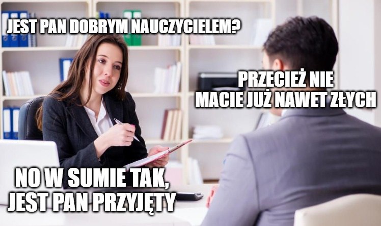 Dziurę po nauczycielach widać już w ogłoszeniach, 11 tysięcy ofert, głównie przedmiotów ścisłych