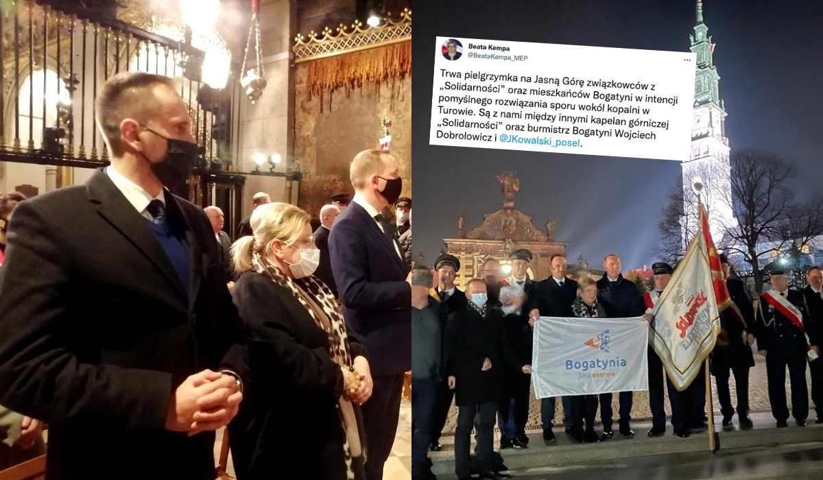 Politycy modlili się na Jasnej Górze, żeby z tym Turowem wszystko dobrze się skończyło