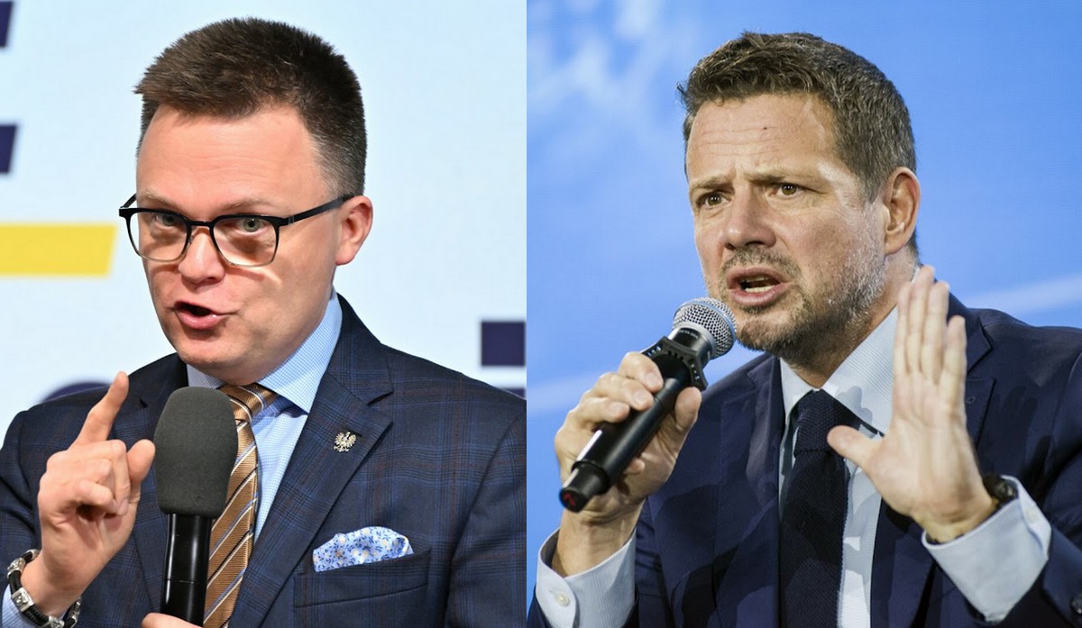 Teraz Hołownia chce debaty, ale tylko z Trzaskowskim