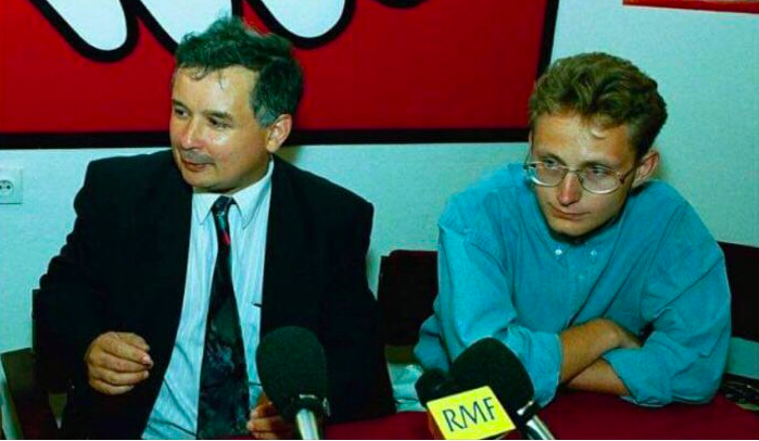 Stare zdjęcie Kaczyńskiego i Rabieja hitem Twittera