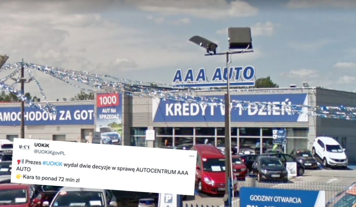 UOKiK dał klapsa dealerowi używanych samochodów, nałożył ponad 72 mln zł kary 