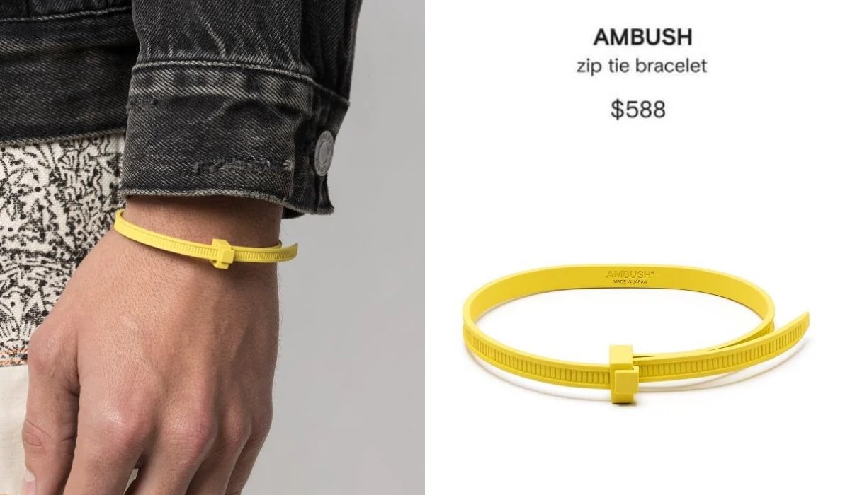 Jedna z marek modowych sprzedaje biżuterię stylizowaną na trytytki z niezłym przebiciem