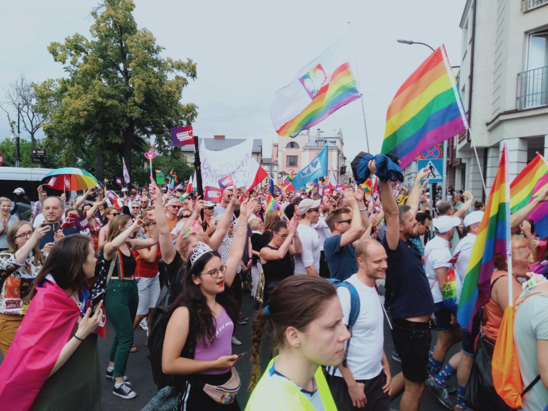 W Płocku przeszedł pierwszy Marsz Równości