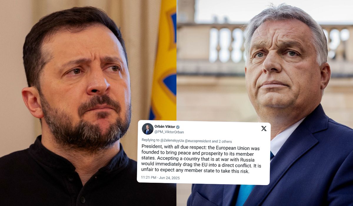 Orban ostrzega Zełenskiego, że żadne państwo nie podejmie ryzyka przyjęcia Ukrainy do Unii