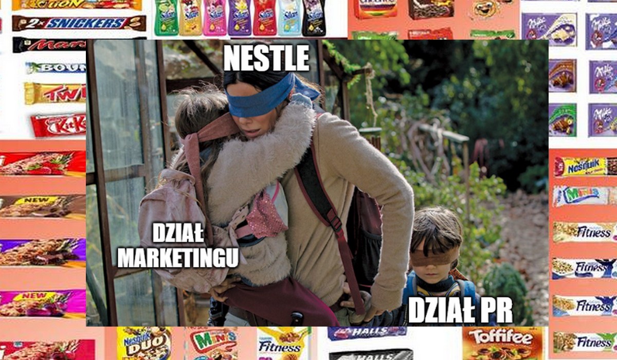 Nestle trochę nie reaguje na krytykę i udaje, że tematu nie ma, a trochę kasuje i banuje krytykujących