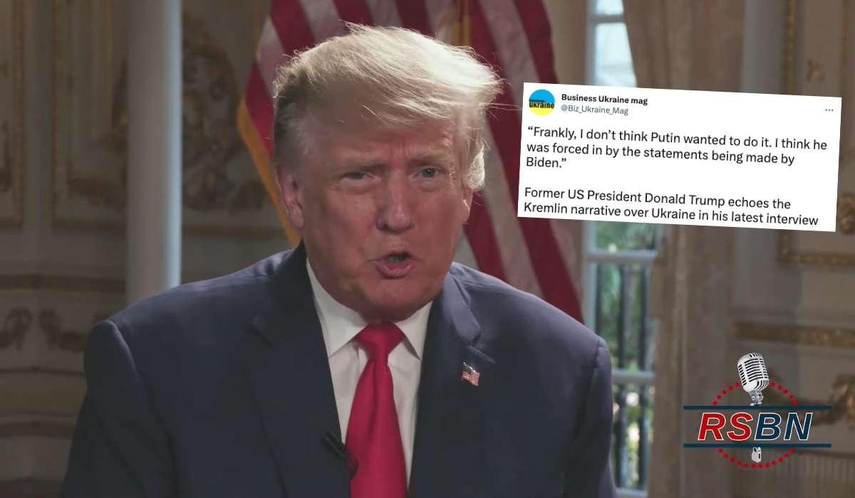 Trump przekonuje, że Putin nie chciał najeżdżać Ukrainy, ale musiał przez gadanie Bidena