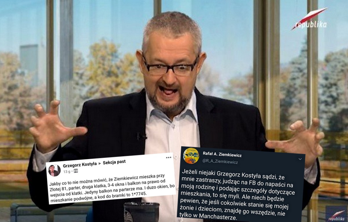 Ziemkiewicz grozi śmieszkowi z internetu z powodu ujawnienia jego adresu