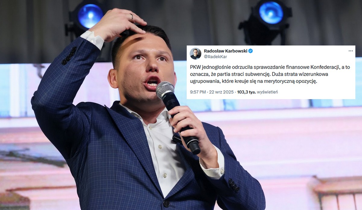 Sprawozdanie finansowe Konfederacji odrzucone, wśród błędów źle rozliczone wydarzenia i czapki mencenki