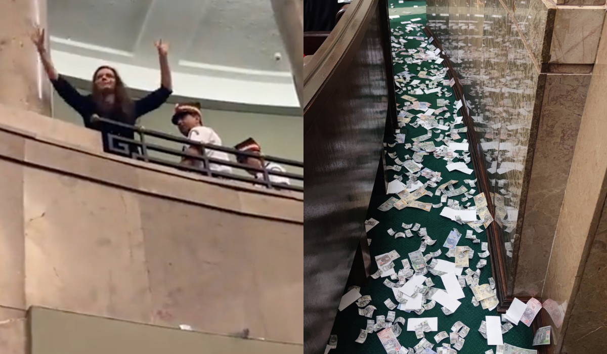 Jachira została wyprowadzona przez Straż Marszałkowską z Sejmu podczas zaprzysiężenia Glapińskiego