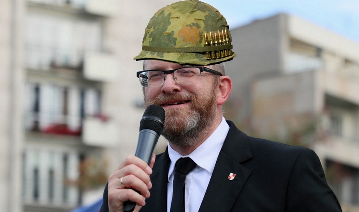 Poseł Braun ostrzega: budowanie schronów to podżeganie do wojny i zasłanianie się cywilami