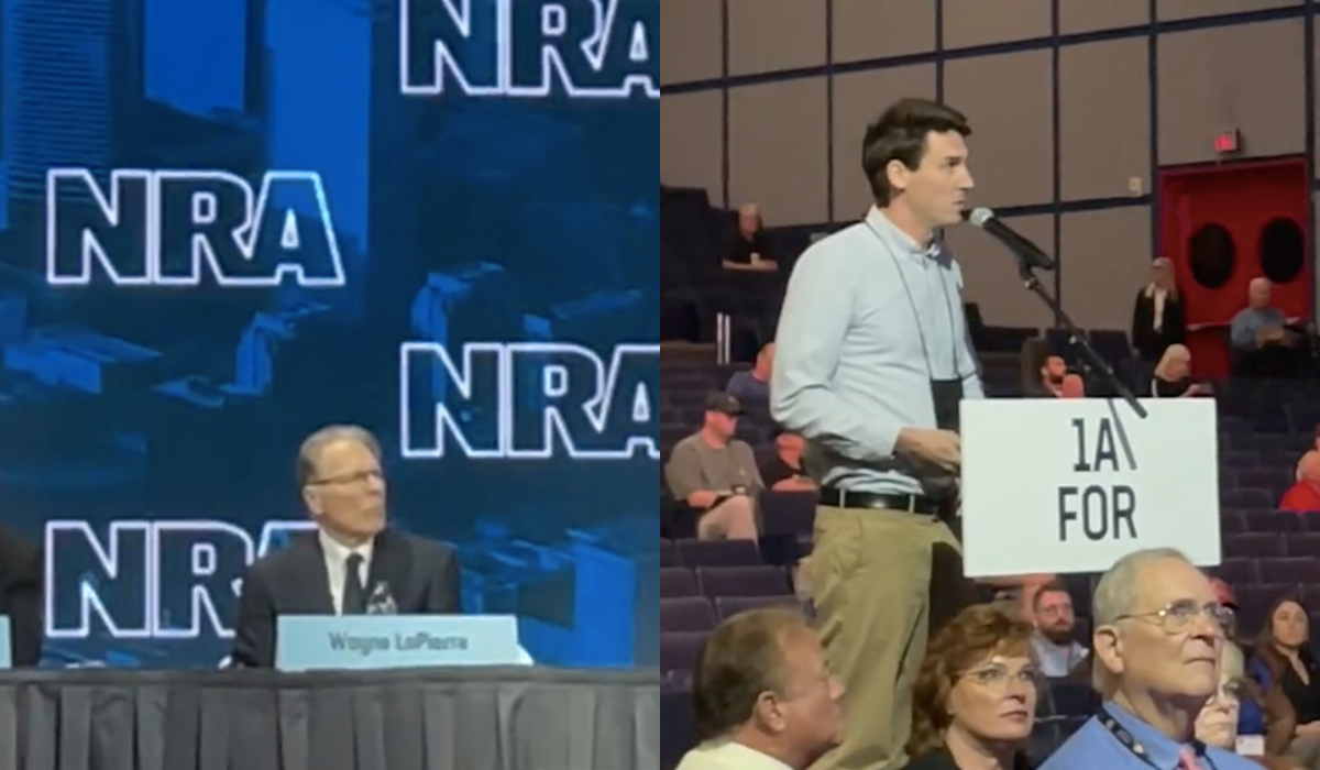 Chłop poszedł na spotkanie lobbystów broni i strollował ich prosząc o więcej "myśli i modlitw", żeby powstrzymać strzelaniny