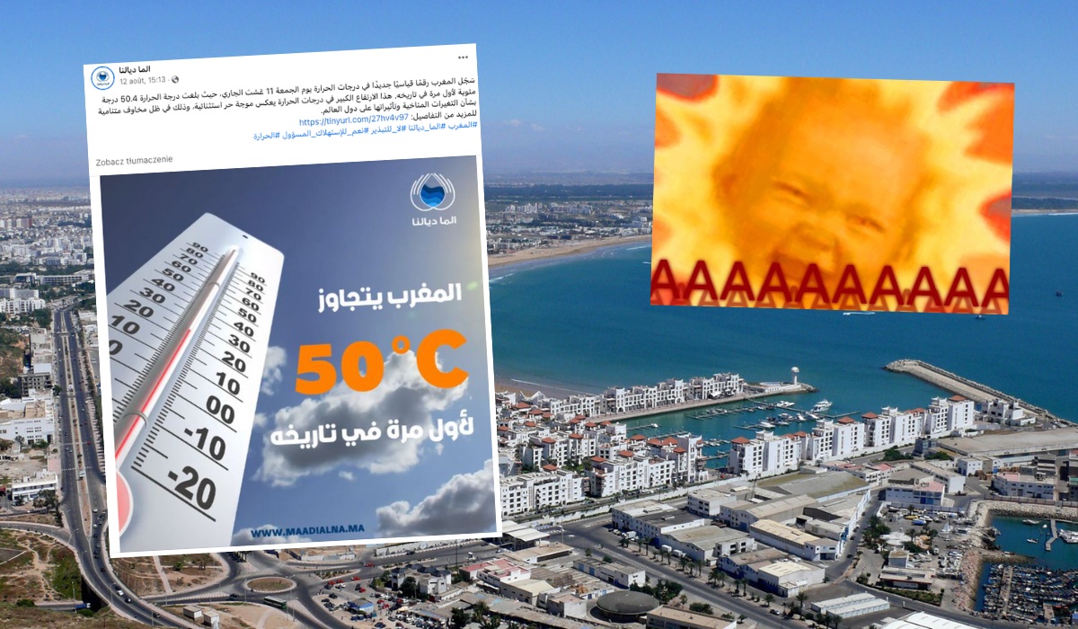 Rekord upałów w Maroko: aż 50,4 stopni Celsjusza