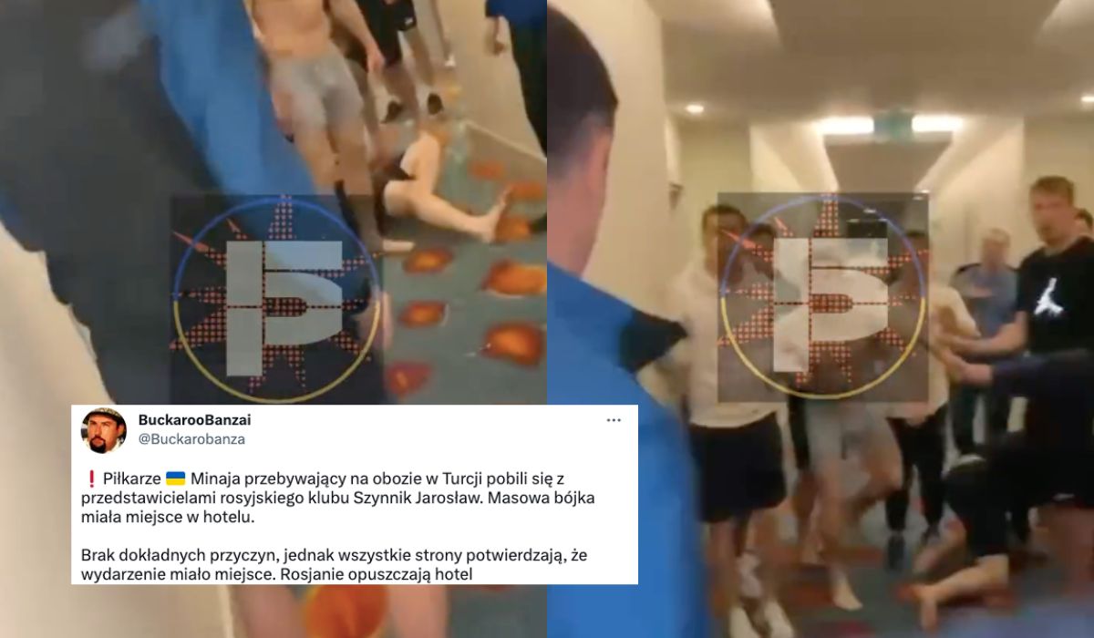 Piłkarze z Rosji spotkali w hotelu piłkarzy z Ukrainy, zrobiło się mordobicie i Rosja znowu nie dała rady