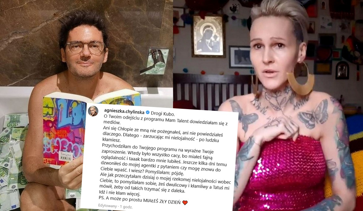 Chylińska niemiło pożegnała Wojewódzkiego i można pomyśleć, że to strasznie śliski typ