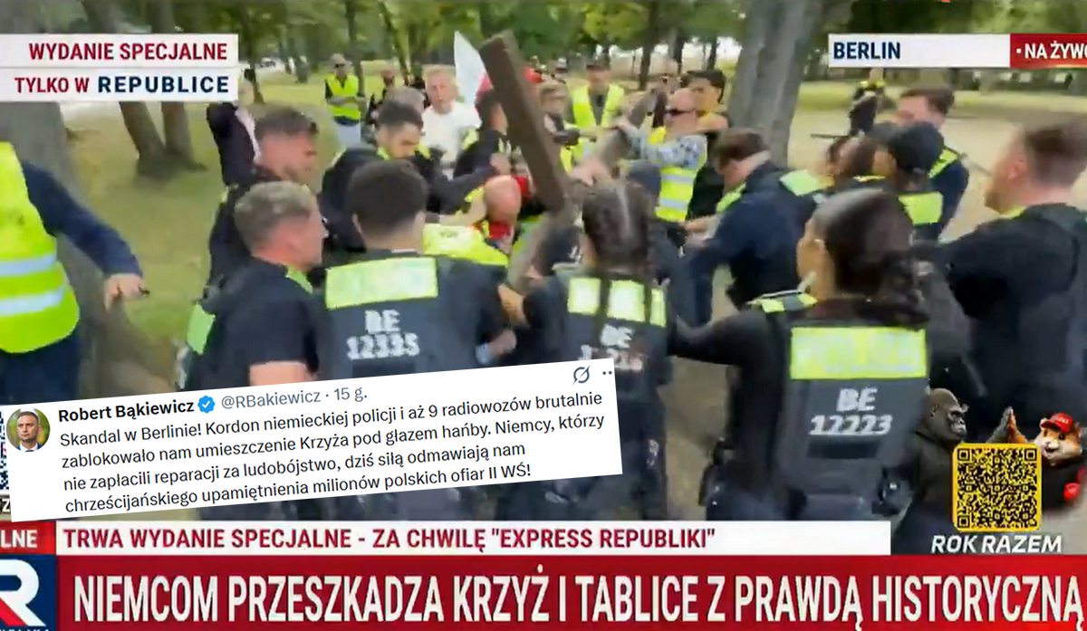Ruch Obrony Granic Bąkiewicza wyjechał za granicę i został zatrzymany w Niemczech