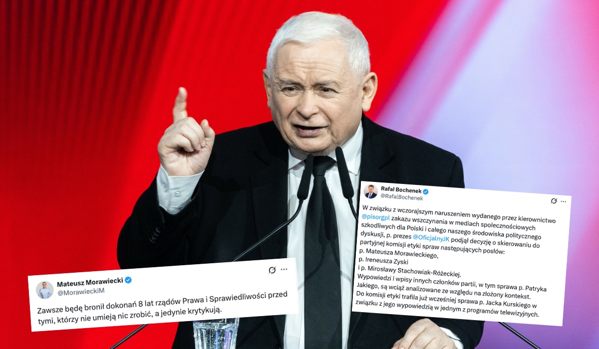 Prezes zapowiedział ukaranie członków PiS, którzy pomimo zakazu dalej publicznie się kłócą