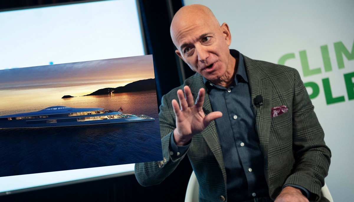 Jeff Bezos kupił sobie luksusowy jacht tak wielki, że mieści w sobie zapasowy jacht