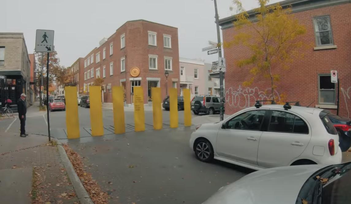 Kanada: oryginalny projekt pasów dla pieszych "na sztorc"