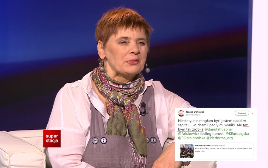 Ochojska przeprasza za deklarację niepodania ręki premierowi