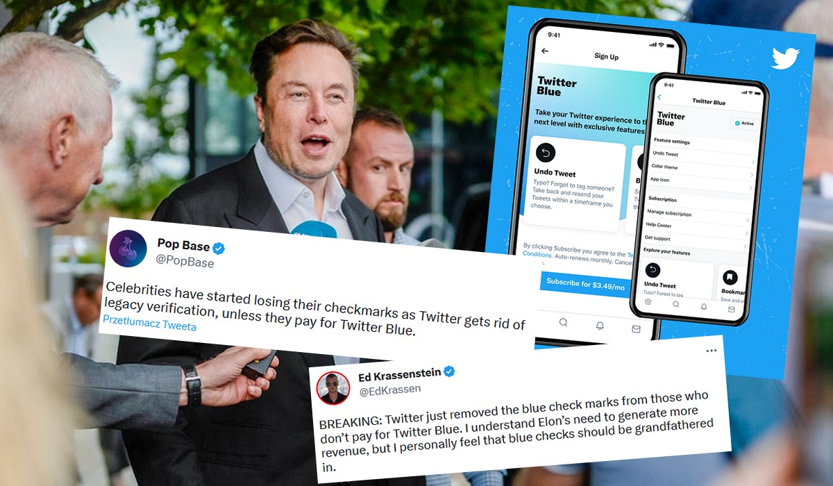 Twitter usuwa niebieskie znaczniki z kont, które nie wykupiły subskrypcji
