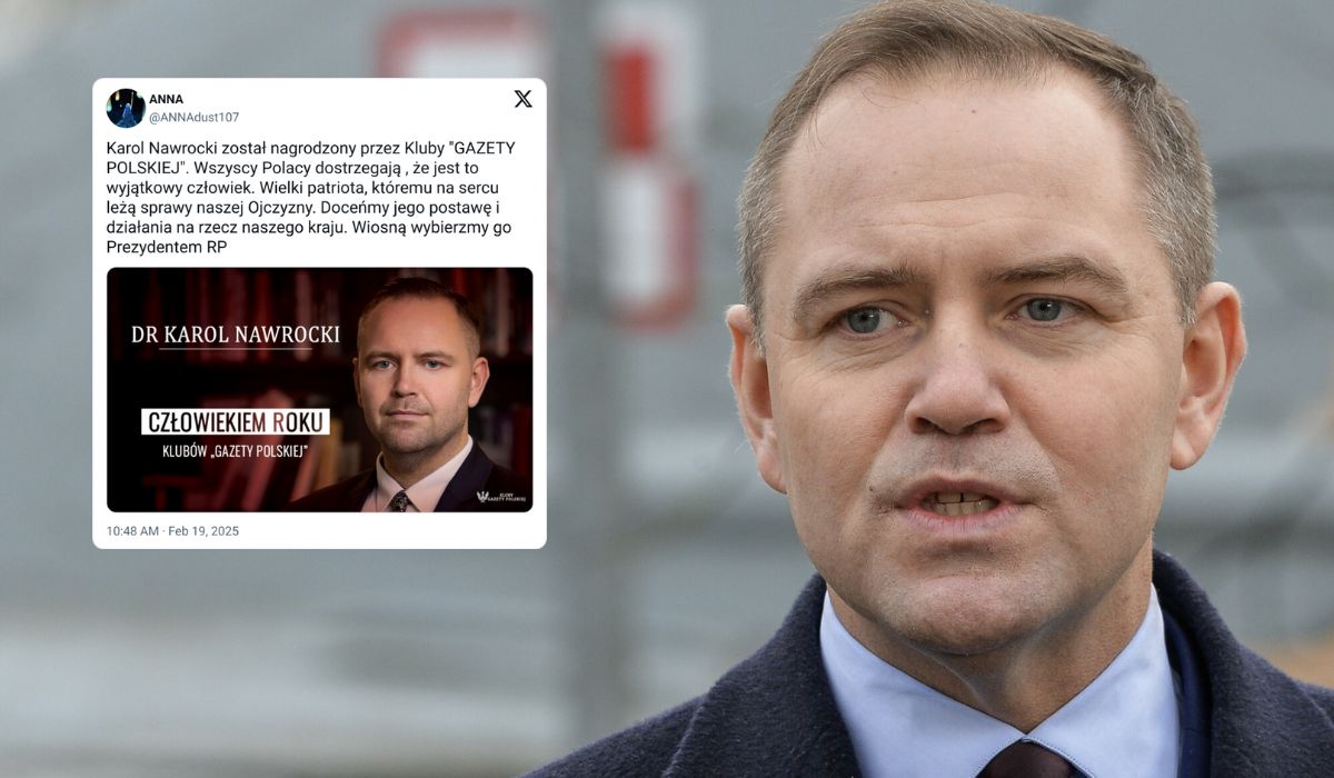 Karol Nawrocki z jakiegoś powodu został człowiekiem roku klubów Gazety Polskiej