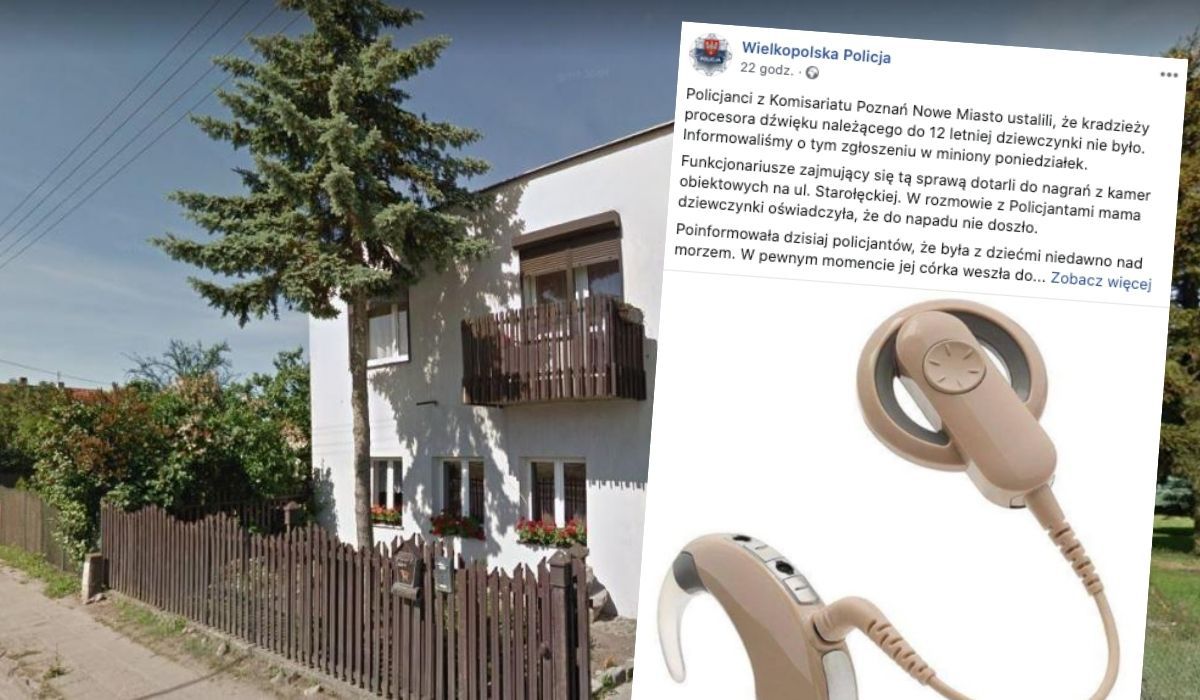Policja: dziewczynce nie skradziono aparatu słuchowego, mama kłamała, bo nie ma na nowy