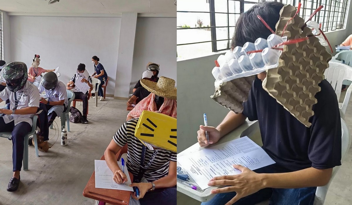 Filipiny: studenci musieli zdawać egzamin w zestawach antyściągawkowych i wyszło malowniczo