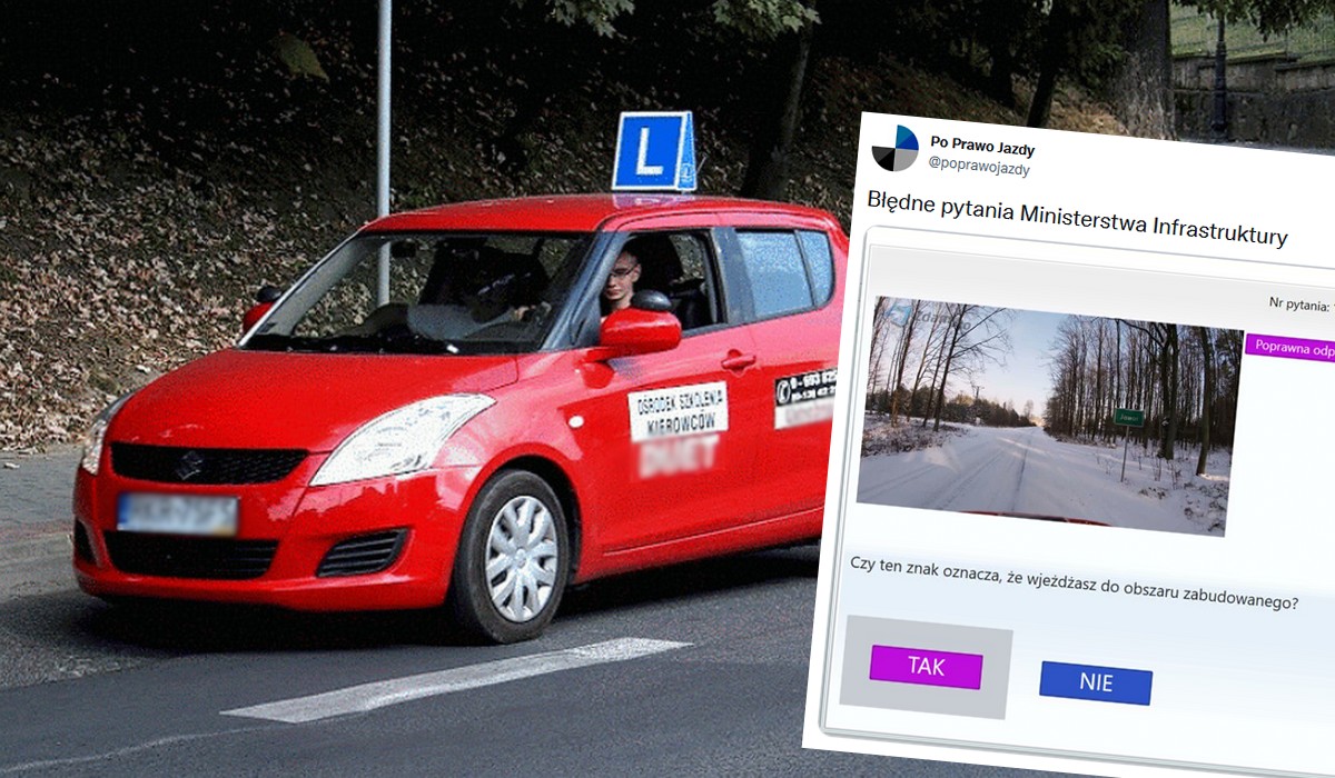 Dla odmiany ktoś odpowie za kompromitację i są pierwsze dymisje za głupie pytania na egzaminie na prawo jazdy