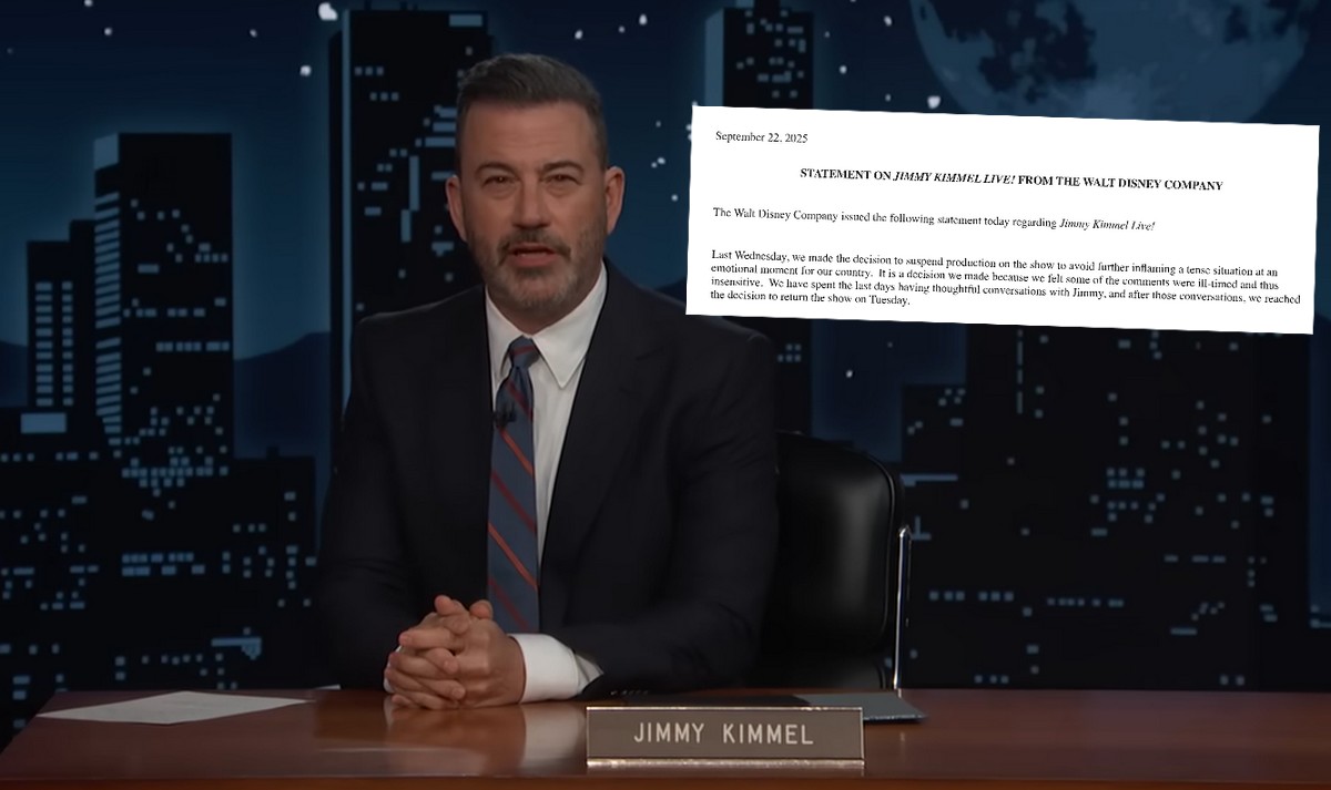 Słynny komik Jimmy Kimmel, po zawieszeniu za słowa o Kirku, został odwieszony i wraca na antenę
