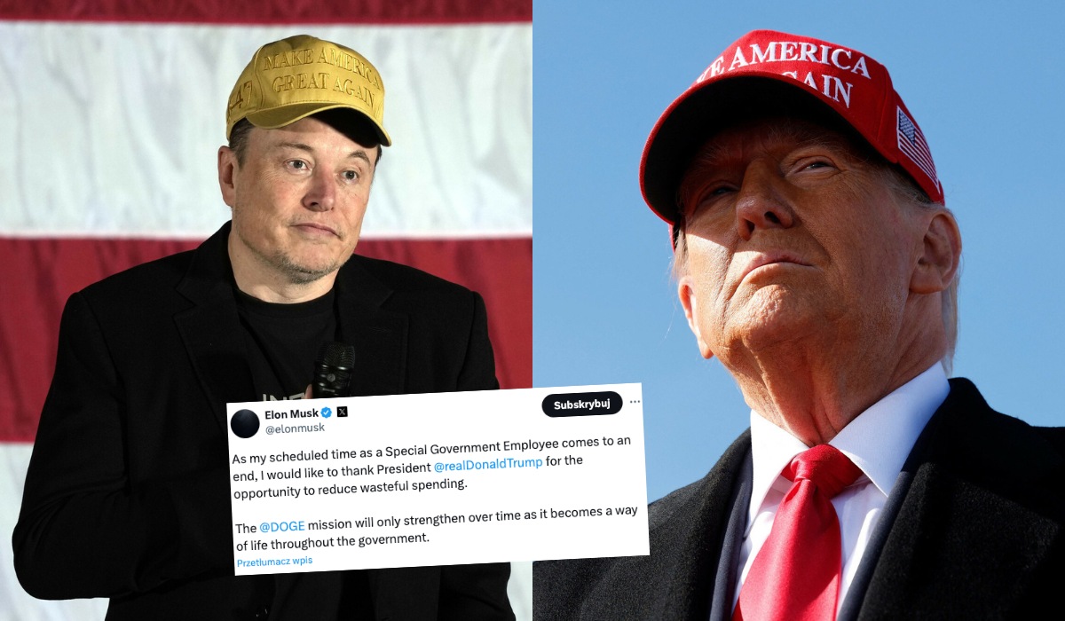 Elon Musk ogłosił, że odchodzi z administracji Trumpa