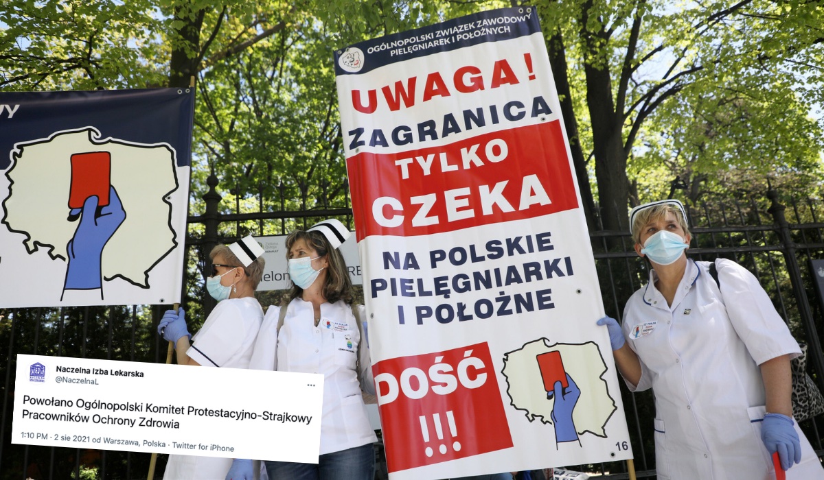 Medycy powołali wspólny komitet strajkowy i zapowiadają "wielki protest" na wrzesień
