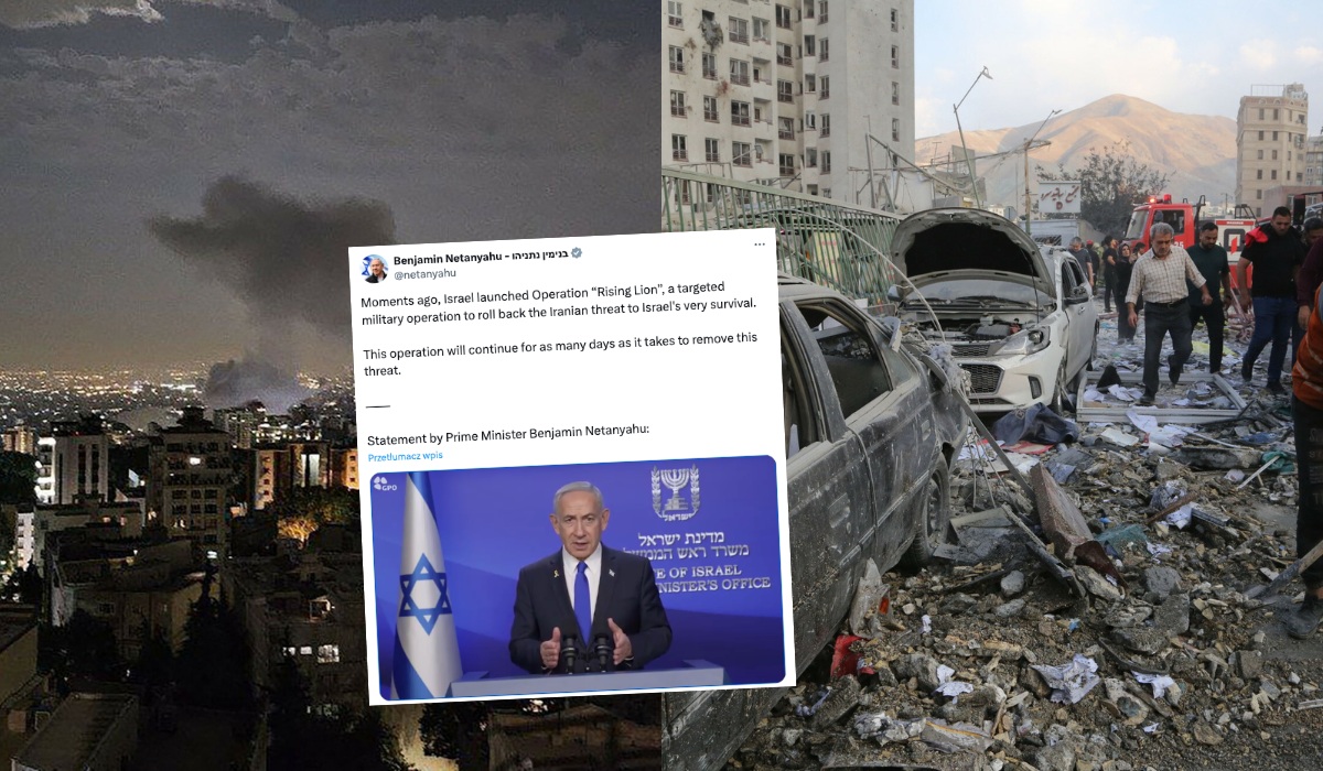 Izrael rozpoczął "prewencyjny atak" na Iran, zaatakowano cele nuklearne
