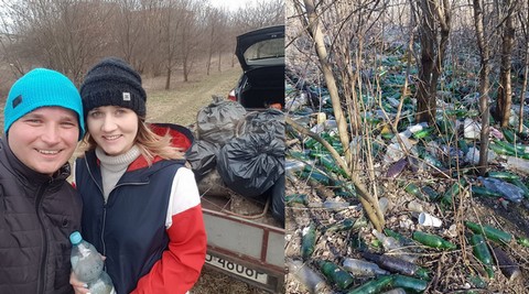Lublin: wielkie obywatelskie sprzątanie śmieci, bo syf aż łzy wyciska