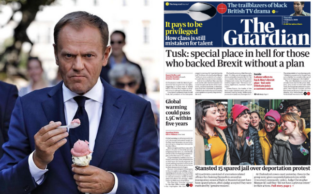 Guardian: Tusk ma w sobie trochę chuligana