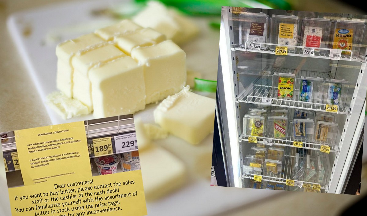 Rosja mierzy się z falą kradzieży masła, bo jest wyjątkowo drogie