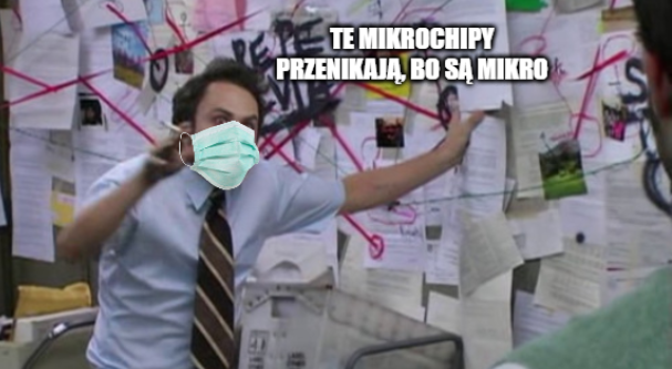 Nowa teoria spiskowa tym razem zachęca do noszenia maseczek, żeby "nie zarazić się szczepionką"