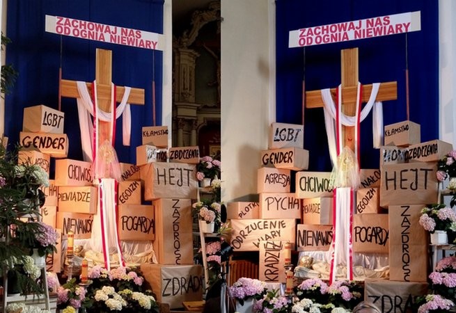 Prokuratura w sprawie Grobu Pańskiego w Płocku: katolik nie może umyślnie obrazić uczuć religijnych katolika