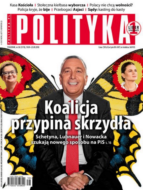 Koalicja Obywatelska na okładce dzisiejszej "Polityki"