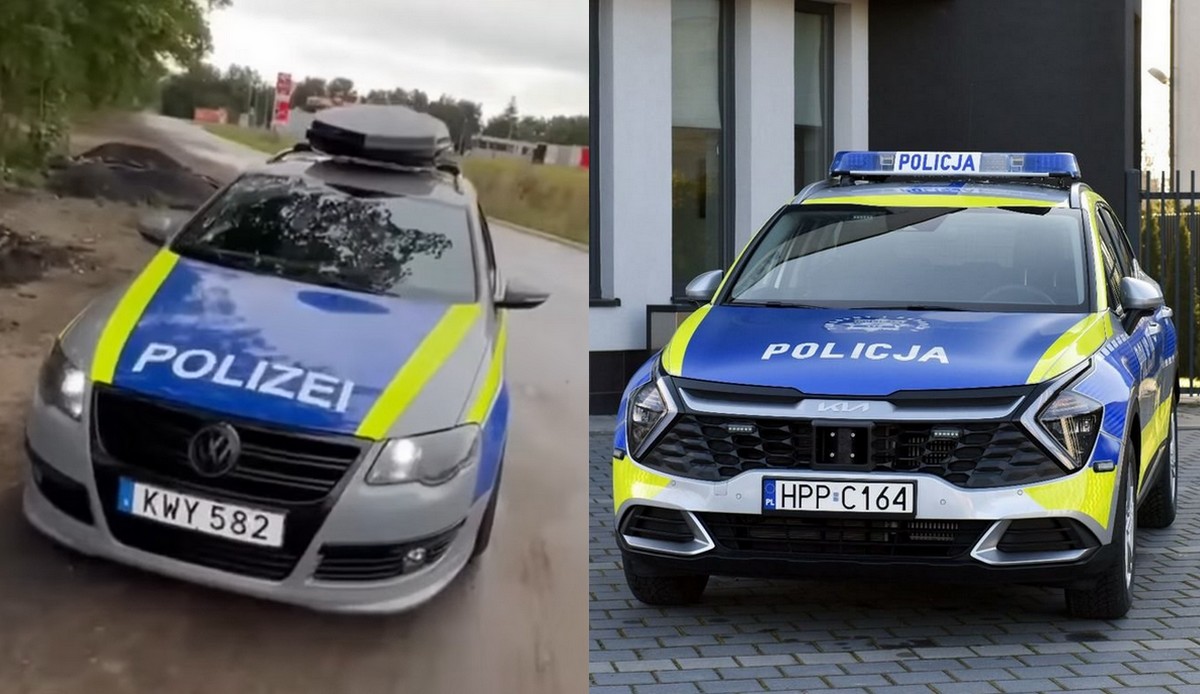 Polak dostał mandat za samochód stylizowany na niemiecki radiowóz, upiera się, że wolno takim jeździć