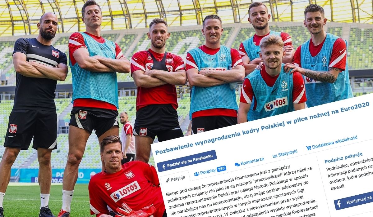 Powstała petycja, aby polska kadra została pozbawiona wynagrodzenia za udział w Euro 2020