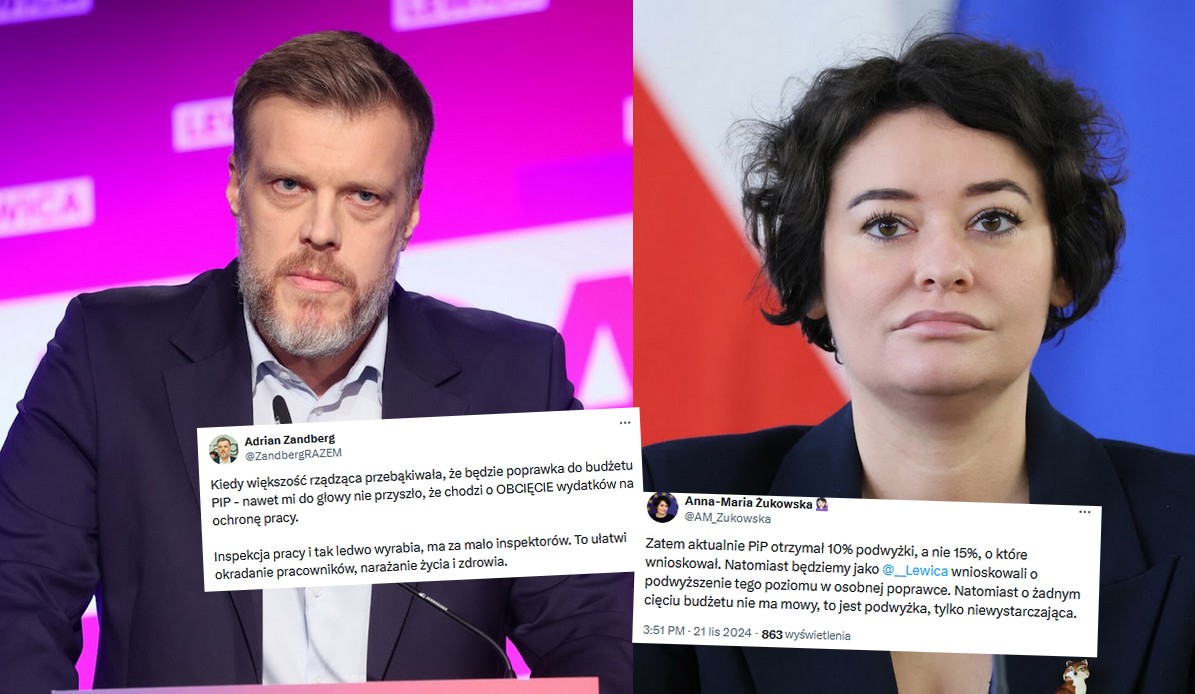 Zandberg: rząd chce jeszcze obniżyć budżet PIP, co zmniejszy ochronę pracowników