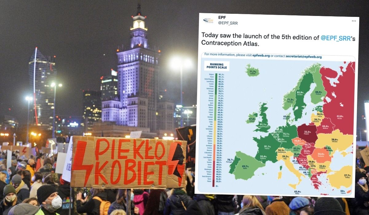 Polska znowu, po raz trzeci, okazuje się być państwem z najgorszym dostępem do antykoncepcji w Europie