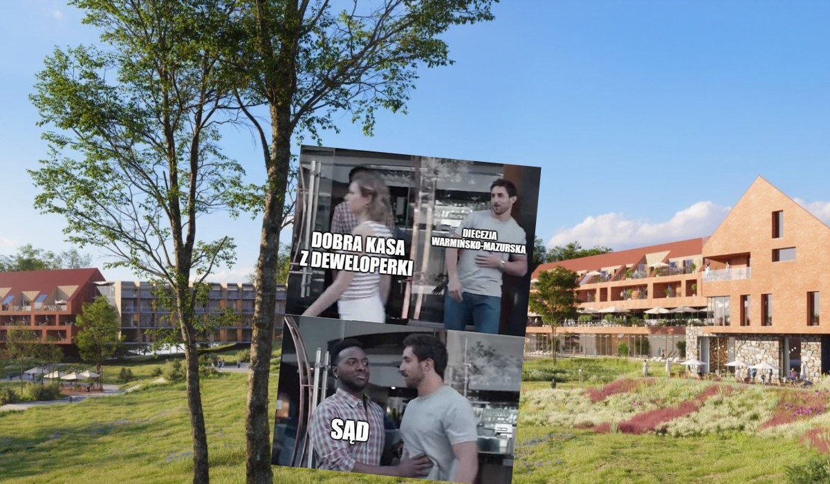 Sąd zablokował budowę luksusowego hotelu Archidiecezji Warmińskiej