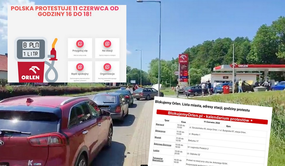 Kierowcy zapowiadają na sobotę ogólnopolską blokadę Orlenu - protest przeciwko cenom benzyny