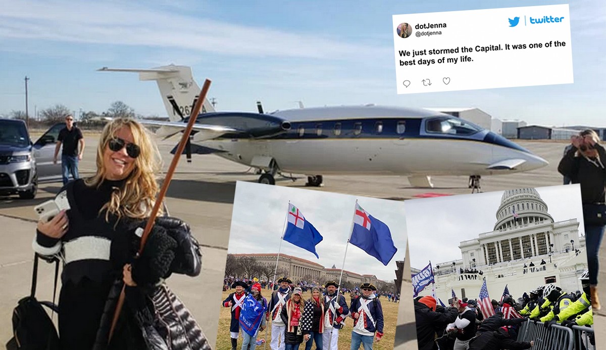 USA: mieszkanka Teksasu wynajęła prywatny samolot, żeby szturmować Kapitol