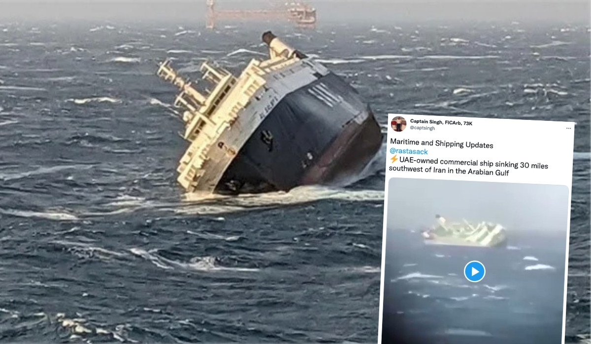 Zatonął kolejny, drugi w ciągu miesiąca, wielki statek transportujący samochody